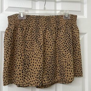 Black and brown shorts